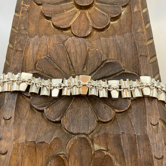 Vintage MCM Taxco Sterling and Onyx Suite - Picture 8 of 15